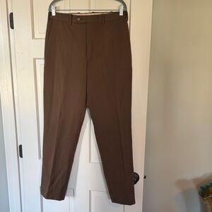 JB Britches Classic Men's Brown Chinos